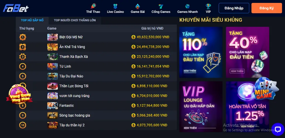 Slot theo chủ đề